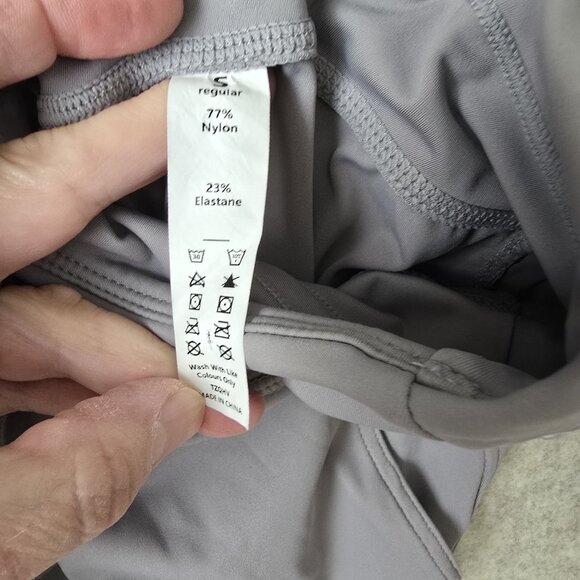 Gray Nylon & Elastane Joggers With Pockets Size S - Picture 3 of 5